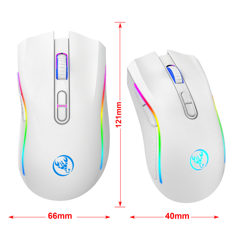 2.4G Wireless Gaming Mouse with 7 Buttons And RGB Backlight Rechargeable